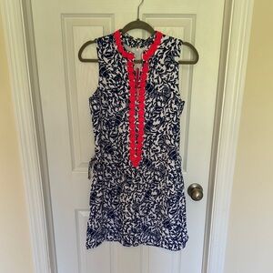 Lilly Pulitzer Navy and Pink Dress